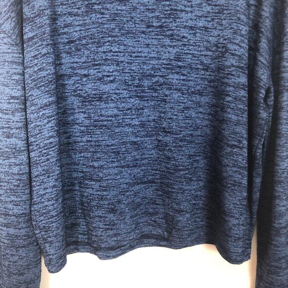 Love by Gap Marled Womens Blue Crop Top/Sweater Size Medium - Picture 8 of 9